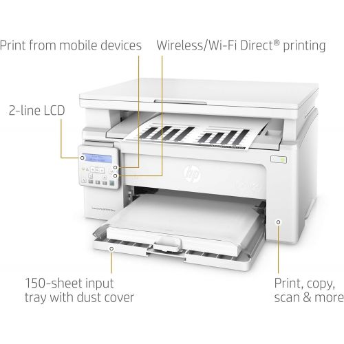  Amazon Renewed HP Laserjet Pro M130nw All-in-One Wireless Laser Printer, Amazon Dash Replenishment Ready (G3Q58A). Replaces HP M125nw Laser Printer (Renewed)