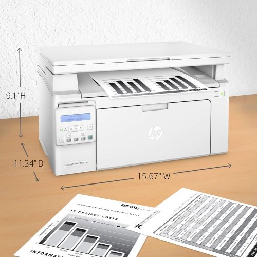  Amazon Renewed HP Laserjet Pro M130nw All-in-One Wireless Laser Printer, Amazon Dash Replenishment Ready (G3Q58A). Replaces HP M125nw Laser Printer (Renewed)