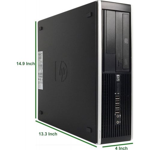 에이치피 Amazon Renewed HP Elite 6300 Desktop Computer PC, Intel Core i7 3.4GHZ Processor, 16GB Ram, 512GB M.2 SSD Drive, Wi-Fi & Bluetooth, Wireless Keyboard and Mouse, 1080p Webcam, Windows 10 (Renewed)