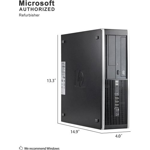  Amazon Renewed HP 8300 Elite Small Form Factor Desktop Computer, Intel Core i5-3470 3.2GHz Quad-Core, 8GB RAM, 512GB SSD, Windows 10 Pro 64-Bit, USB 3.0, Display Port (Renewed) (512G SSD)