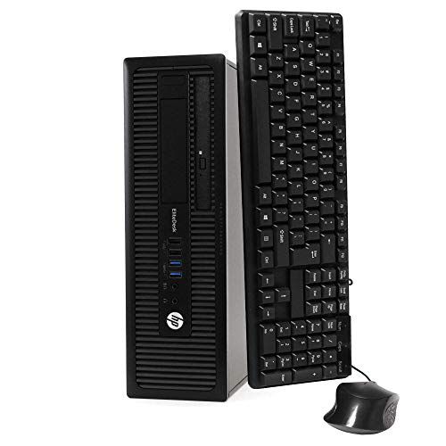  Amazon Renewed HP EliteDesk 800G1 Small Form Business High Performance Desktop Computer PC (Intel Core i5 4570 3.2G,16G RAM DDR3,240G SSD+500GB HDD,DVD-ROM,WIFI, Windows 10 Professional)(Renewed)