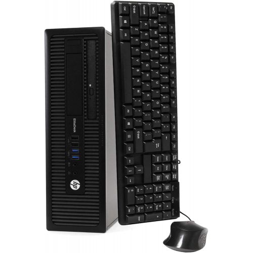  Amazon Renewed HP EliteDesk 800G1 Small Form Business High Performance Desktop Computer PC (Intel Core i5 4570 3.2G,16G RAM DDR3,240G SSD+500GB HDD,DVD-ROM,WIFI, Windows 10 Professional)(Renewed)