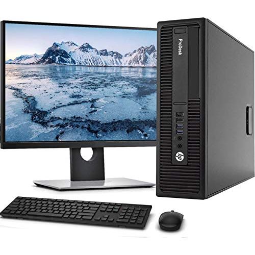  Amazon Renewed HP 600 G2 SFF Computer Desktop PC, Intel Core i5-6500 3.2GHz Processor, 32GB Ram, 2TB SSD,Wireless Keyboard & Mouse, WiFi Bluetooth, HP 23.8 LCD Monitor, Windows 10 Pro (Renewed)