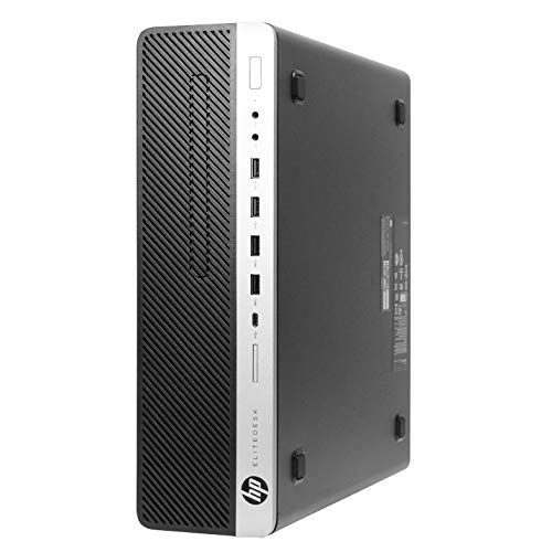  Amazon Renewed HP EliteDesk 800 G3 Small Form Desktop, Intel Core 7th Gen i5 7500 3.4Ghz, 16GB DDR4 RAM, 1TB NVMe PCIe M.2 SSD, USB Type C, Windows 10 Pro (Renewed)