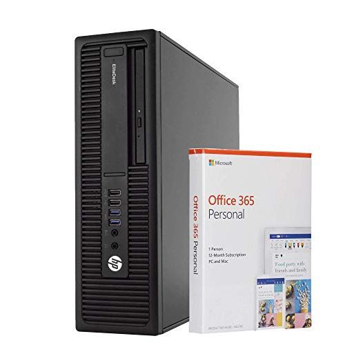  Amazon Renewed HP EliteDesk 800G2 Desktop Computer PC, 8GB RAM, 512GB SSD Hard Drive, Windows 10 Professional 64 Bit (Renewed)