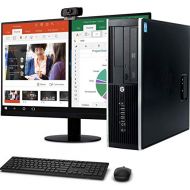Amazon Renewed HP SFF Computer Desktop PC, Intel Core i5 Processor, 8GB Ram, 500GB Hard Drive, Wi-Fi & Bluetooth, 19 FHD LED Monitor, 1080P Webcam, Wireless Keyboard and Mouse, Windows 10 Pro (Re