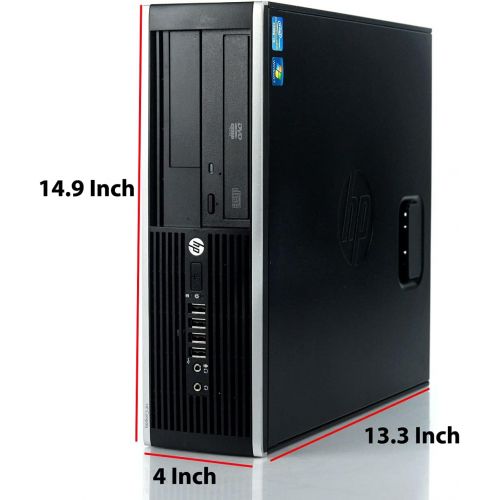  Amazon Renewed HP SFF Computer Desktop PC, Intel Core i5 Processor, 8GB Ram, 500GB Hard Drive, Wi-Fi & Bluetooth, 19 FHD LED Monitor, 1080P Webcam, Wireless Keyboard and Mouse, Windows 10 Pro (Re