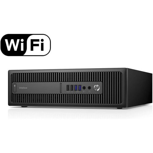  Amazon Renewed HP EliteDesk 800 G1 SFF High Performance Business Desktop Computer, Intel Quad Core i5-4590 up to 3.7GHz, 8GB RAM, 2TB HDD, 256GB SSD (Boot), DVD, WiFi, Windows 10 Professional (Re