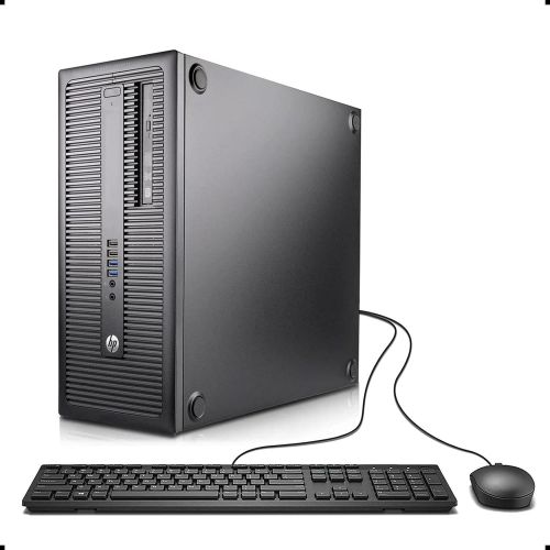  Amazon Renewed HP EliteDesk 800 G2 6th Gen Tower Business Desktop Computer, Intel Core i5 6500 up to 3.6GHz, 16G DDR4, 120G SSD + 2T, DVD, WiFi, USB 3.0, VGA, DP, Win 10 Pro 64-Bit Supports EN/ES