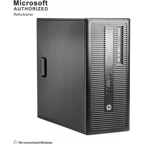  Amazon Renewed HP EliteDesk 800 G2 6th Gen Tower Business Desktop Computer, Intel Core i5 6500 up to 3.6GHz, 16G DDR4, 120G SSD + 2T, DVD, WiFi, USB 3.0, VGA, DP, Win 10 Pro 64-Bit Supports EN/ES