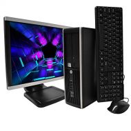 Amazon Renewed HP Elite Desktop Computer Package - Intel Core i5 3.2-GHz, 8GB RAM, 240GB Solid State Drive, 19 Inch LCD, DVD, Keyboard, Mouse, WiFi, Windows 10 Professional (Renewed)