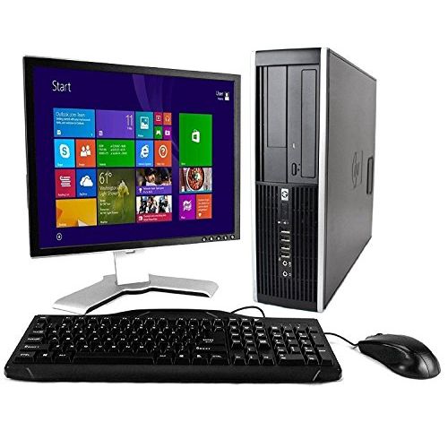  Amazon Renewed HP Elite Desktop Computer Tower PC, Intel Core i5, 4 GB Ram, 500 GB HDD (Upgrades Available) WiFi, DVD-RW, Complete PC with 17 Monitor, K.B & Mouse, Windows 10 (Renewed)