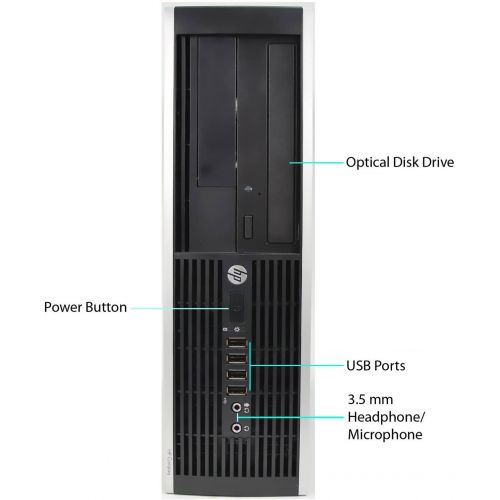  Amazon Renewed HP Elite Desktop Computer Tower PC, Intel Core i5, 4 GB Ram, 500 GB HDD (Upgrades Available) WiFi, DVD-RW, Complete PC with 17 Monitor, K.B & Mouse, Windows 10 (Renewed)