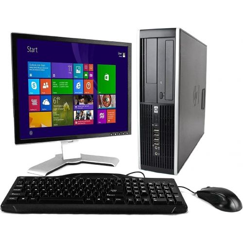  Amazon Renewed HP Elite Desktop Computer Tower PC, Intel Core i5, 4 GB Ram, 500 GB HDD (Upgrades Available) WiFi, DVD-RW, Complete PC with 17 Monitor, K.B & Mouse, Windows 10 (Renewed)