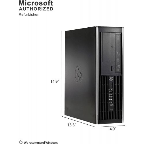  Amazon Renewed HP Elite Desktop Computer, Intel Core i5 3.2 GHz, 8 GB RAM, 500 GB HDD, Keyboard & Mouse, Wi-Fi, 19 LCD Monitor, DVD-ROM, Windows 10, (Renewed)