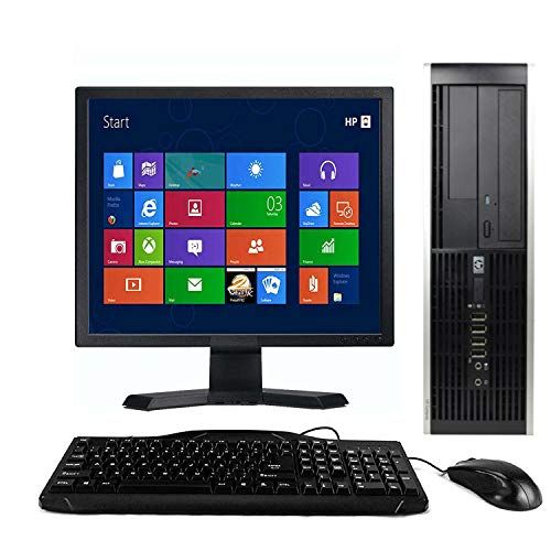  Amazon Renewed HP Desktop Package,AMD Dual Core 5400B up to 3.8 GHz,4GB,500GB,DVD,WiFi,BT 4.0,Windows 10-Multi Language Support-English/Spanish/French, 19in Monitor(Brands May Vary)(Renewed)