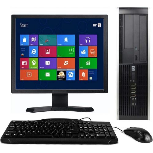  Amazon Renewed HP Desktop Package,AMD Dual Core 5400B up to 3.8 GHz,4GB,500GB,DVD,WiFi,BT 4.0,Windows 10-Multi Language Support-English/Spanish/French, 19in Monitor(Brands May Vary)(Renewed)