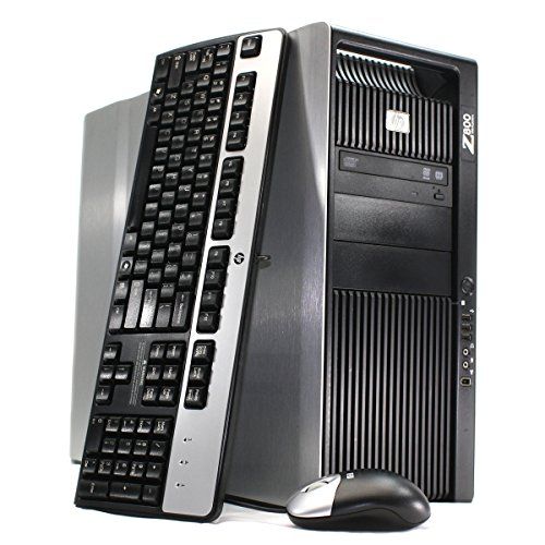  Amazon Renewed Renewed - HP Z800 Workstation Desktop - 96GB DDR3 RAM, 2 x 480GB SSD (960GB Total), 2x Intel Xeon Quad Core E5620 2.4GHz, WIFI, Quadro 400, Windows 10 Pro 64-bit (Renewed)