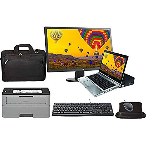  Amazon Renewed HP Elite 8460p with i5-2520M, 8GB, 250GB SSD, 24 Inch HP Monitor, Docking Station, Keyboard, pad, and O365 (Renewed)