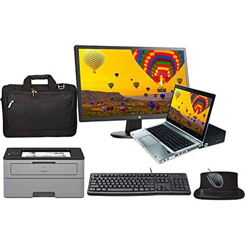  Amazon Renewed HP Elite 8460p with i5-2520M, 8GB, 250GB SSD, 24 Inch HP Monitor, Docking Station, Keyboard, pad, and O365 (Renewed)