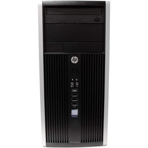  Amazon Renewed HP 6200 Desktop Tower Computer, Intel Core i7 Quad Core, 8GB RAM, 240GB Solid State Drive, DVD, Wi-Fi, Windows 10 Pro, Periphio Wireless Keyboard, 1080p Webcam (Renewed)