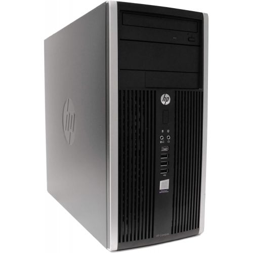  Amazon Renewed HP 6200 Desktop Tower Computer, Intel Core i7 Quad Core, 8GB RAM, 240GB Solid State Drive, DVD, Wi-Fi, Windows 10 Pro, Periphio Wireless Keyboard, 1080p Webcam (Renewed)