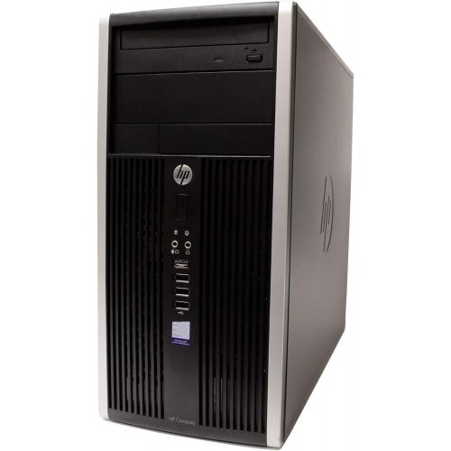  Amazon Renewed HP 6200 Desktop Tower Computer, Intel Core i7 Quad Core, 8GB RAM, 240GB Solid State Drive, DVD, Wi-Fi, Windows 10 Pro, Periphio Wireless Keyboard, 1080p Webcam (Renewed)