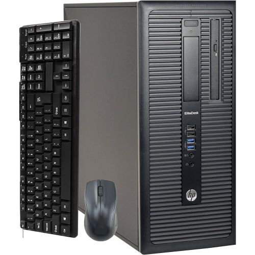  Amazon Renewed Hp EliteDesk 800 G1 Tower Computer Desktop PC, Intel Core i7 3.4GHz Processor, 16GB Ram, 512GB M.2 SSD, WiFi & Bluetooth, Wireless Keyboard and Mouse, Windows 10 Pro (Renewed)