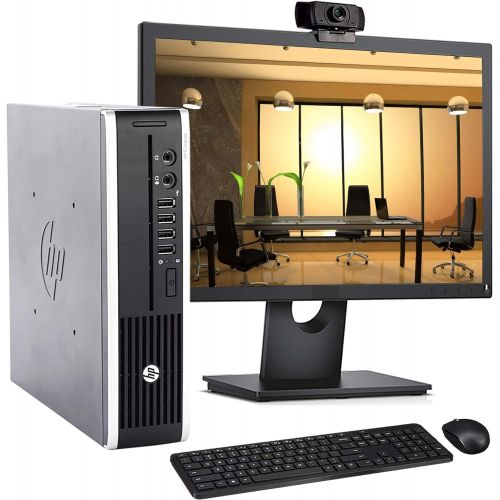  Amazon Renewed HP 8300 USFF Computer Desktop PC, Intel Core i5 3.2GHz Processor, 8GB Ram, 500GB Hard Drive, WiFi Bluetooth, 1080p Webcam, Wireless Keyboard & Mouse, 20 Inch Monitor, Windows 10 (R