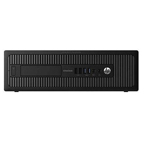  Amazon Renewed HP EliteDesk 800 G1 SFF Desktop with Intel Core i5-4570, 8GB DDR3, 250GB SSD, 2 x HP 24 Inch Monitors, Keyboard, Mouse, Mousepad, WiFi, and Windows 10 (Renewed)