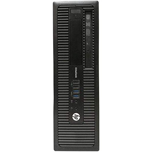  Amazon Renewed HP EliteDesk 800 G1 SFF Desktop with Intel Core i5-4570, 8GB DDR3, 250GB SSD, 2 x HP 24 Inch Monitors, Keyboard, Mouse, Mousepad, WiFi, and Windows 10 (Renewed)