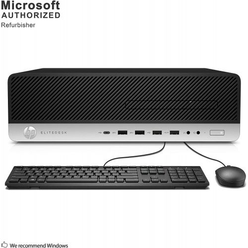  Amazon Renewed HP EliteDesk 800 G3 Small Form Factor Desktop PC, Intel Quad Core I7-7700 up to 4.2GHz, 16G DDR4, 500G, DVDRW, WiFi, BT, DP, Windows 10 Pro 64 Bit-Language Supports English/Spanish