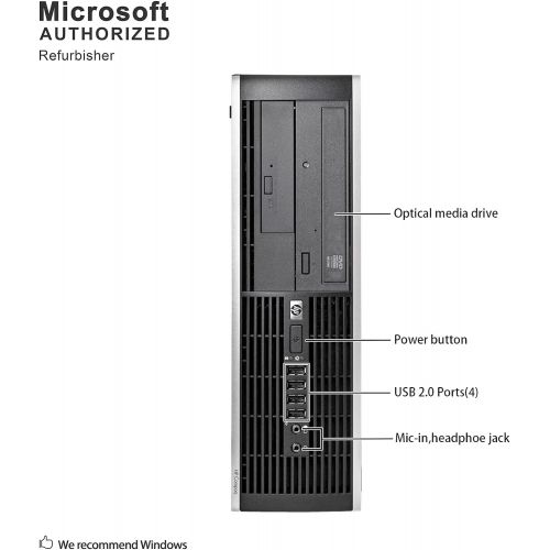  Amazon Renewed HP 6305 Pro Desktop PC - AMD Athlon A4-5300B 3.4GHz 8GB 250GB DVD Windows 10 Professional (Renewed)