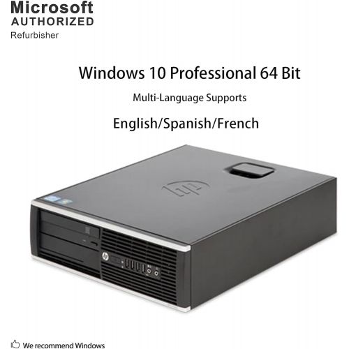  Amazon Renewed HP 6305 Pro Desktop PC - AMD Athlon A4-5300B 3.4GHz 8GB 250GB DVD Windows 10 Professional (Renewed)