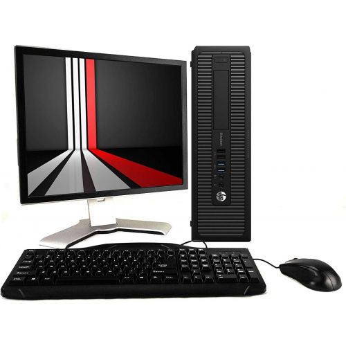  Amazon Renewed HP Prodesk 600 G1 SFF Slim Business Desktop Computer, Intel I7-4770 3.40 GHz, 32GB RAM, 256GB SSD 500gb SATA Drive,with 22 P221 HP Monitor, DVD, USB 3.0, Windows 10 Pro 64 Bit (Ren