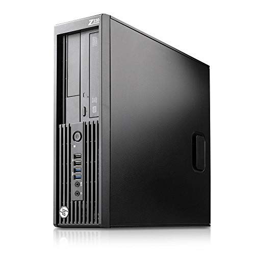  Amazon Renewed HP Desktop Computer with Windows 10, Workstation Compaq Small Form Factor Elite PC, Quad Core i5-4570 3.20 GHz, 8GB DDR3 RAM, 120GB SSD, DualBand WiFi, DVD-RW, USB 3.0, DisplayPort