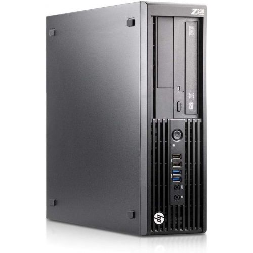  Amazon Renewed HP Desktop Computer with Windows 10, Workstation Compaq Small Form Factor Elite PC, Quad Core i5-4570 3.20 GHz, 8GB DDR3 RAM, 120GB SSD, DualBand WiFi, DVD-RW, USB 3.0, DisplayPort