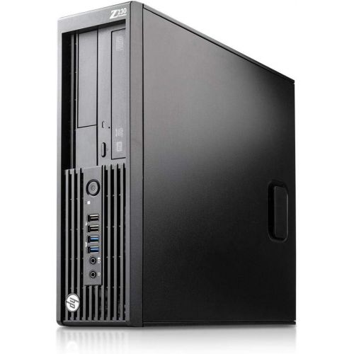  Amazon Renewed HP Desktop Computer with Windows 10, Workstation Compaq Small Form Factor Elite PC, Quad Core i5-4570 3.20 GHz, 8GB DDR3 RAM, 120GB SSD, DualBand WiFi, DVD-RW, USB 3.0, DisplayPort