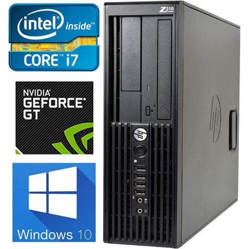  Amazon Renewed HP i7 Gaming Computer, Quad-Core i7 Upto 3.8GHz, 16GB RAM, 1TB SSD + 1TB HD, 4K Nvidia GeForce GT 730 Graphics Card 4GB(HDMI, DVI, VGA), WiFi & BT, DVD-RW, USB 3.0, Win 10 Pro(Rene