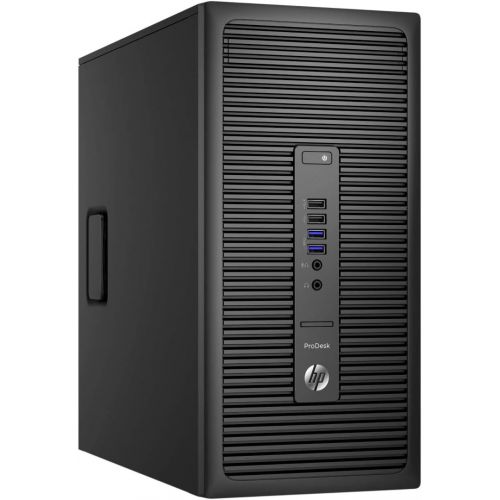  Amazon Renewed HP 600 G2 Tower Workstation Gaming Computer, Intel i5-6500 up to 3.6GHz, 16GB RAM, 256GB SSD & 2TB HDD, USB 3.0, NVIDIA GeForce GT 710 2GB, HDMI, DVI, VGA, WiFi BT 4.0 Windows 10 (