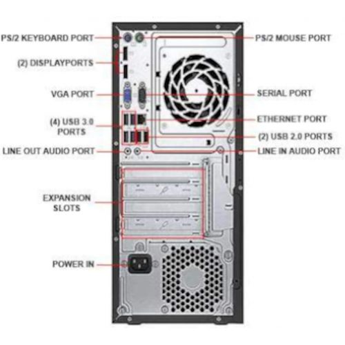  Amazon Renewed HP 600 G2 Tower Workstation Gaming Computer, Intel i5-6500 up to 3.6GHz, 16GB RAM, 256GB SSD & 2TB HDD, USB 3.0, NVIDIA GeForce GT 710 2GB, HDMI, DVI, VGA, WiFi BT 4.0 Windows 10 (