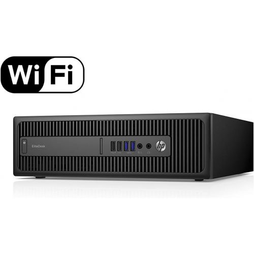  Amazon Renewed HP EliteDesk 800 G1 SFF High Performance Business Desktop Computer, Intel Quad Core i5-4590 up to 3.7GHz, 8GB RAM, 2TB HDD, 256GB SSD (boot), DVD, WiFi, Windows 10 Professional (Re