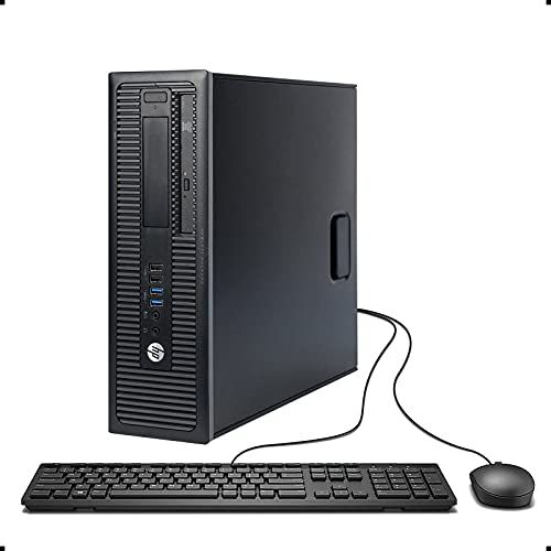  Amazon Renewed HP EliteDesk 600 G1 Small Form Desktop Computer Tower PC (Intel Quad Core i5-4570, 8GB Ram, 256GB SSD, WiFi, HDMI) Win 10 Pro with CD (Renewed) 1GB Video Card