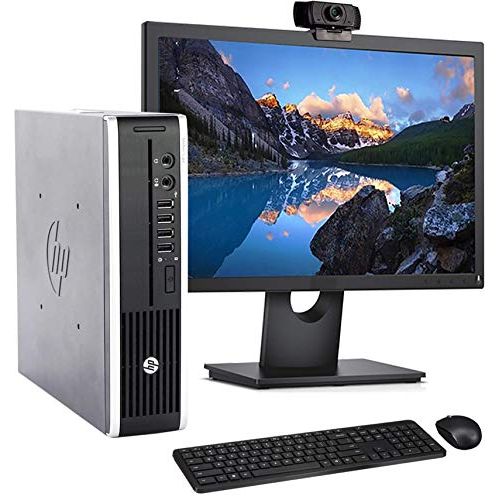  Amazon Renewed HP 8200 USFF Computer Desktop PC, Intel Core i5 3.1GHz Processor, 8GB Ram, 320GB Hard Drive, WiFi Bluetooth, 1080p Webcam, Wireless Keyboard & Mouse, 24 Inch Monitor, Windows 10 (R