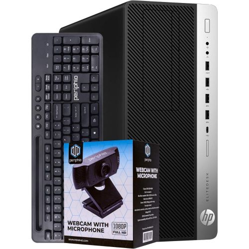  Amazon Renewed HP 800G3 Desktop Tower Computer, Intel Core i5 Quad Core, 16GB RAM, 500GB Solid State Drive, DVD, Wi-Fi, Windows 10 Pro, Wireless Keyboard, 1080p Webcam (Renewed)