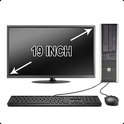  Amazon Renewed HP Elite 7900 Desktop PC Package, Intel Core 2 Duo Processor, 8GB RAM, 500GB Hard Drive, DVD-RW, Wi-Fi, Windows 10, 19in LCD Monitor (Renewed)