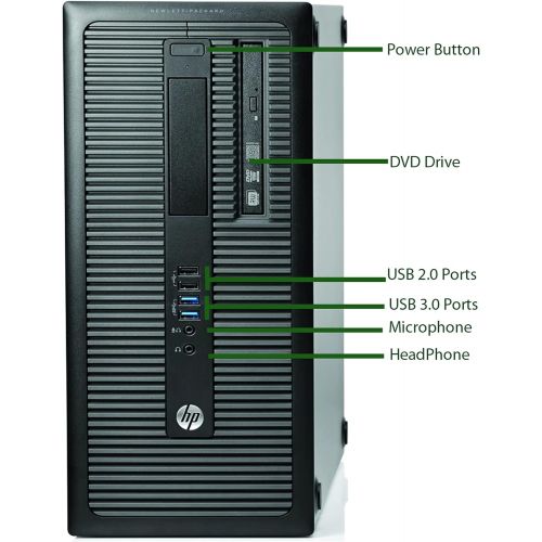  Amazon Renewed HP EliteDesk 800 G1 Tower Computer Desktop PC, Intel Core i7 3.4GHz Processor, 16GB Ram, 256GB M.2 SSD, WiFi & Bluetooth, HDMI, NVIDIA GT 1030 2GB DDR5, Windows 10 Pro (Renewed)