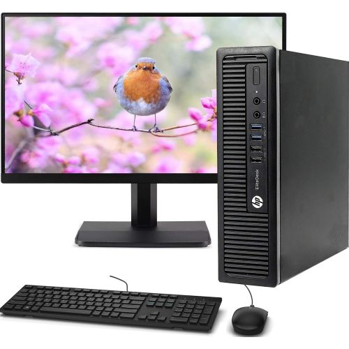  Amazon Renewed HP 800 G1 Ultra Small Desktop Computer PC, Intel Core i5 Processor, 16GB Ram, 120GB SSD, 1TB Hard Drive, HP 22 Inch Monitor,WiFi & Bluetooth, 16GB Flash Drive, Windows 10 Pro (Rene