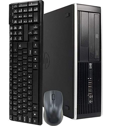  Amazon Renewed HP Elite High Performance SFF Computer Desktop PC, Intel Core i5 3.1GHz, Processor, 8GB Ram, 120GB M.2 SSD, 2TB Hard Drive,Wireless Keyboard & Mouse, WiFi Bluetooth, Windows 10 (Re