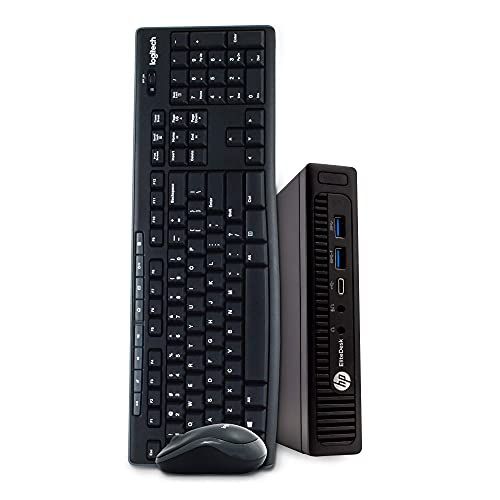  Amazon Renewed HP EliteDesk 800 G2 Desktop Mini Business PC Computer, Intel Quad Core i5-6500T, 16GB RAM, 1TB SSD, Windows 10 Pro, 16GB Flash Drive, Wireless Keyboard & Mouse, WiFi (Renewed)